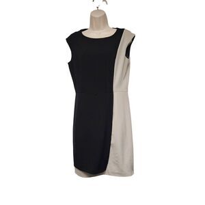 Marvin Richards Color Block Knee-Length Sheath Dress Size 8